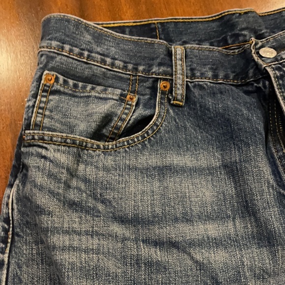 Levi’s blue Jean shorts 569 size 34 - Picture 4 of 10